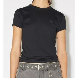 Acne Studios Crew Neck Short Sleeve Tee Shirt Top Sz XS/Extra Small in Black NWT